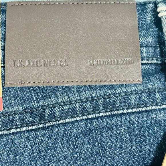 T.K. Axel Slim Boot Stretch Jeans Men’s Sz 32x30 Blue - Picture 3 of 5